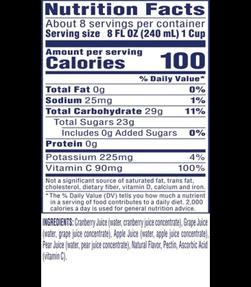 100% Juice Cranberry | Ocean Spray®